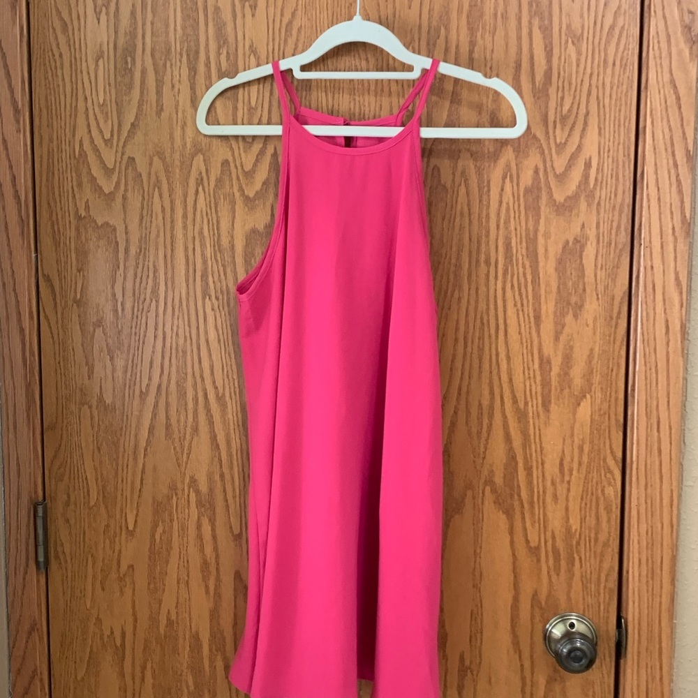 SHEIN Pink Sleeveless Dress